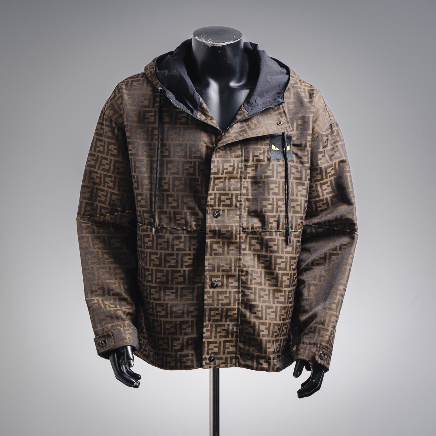 Fend 25fw printed jacket