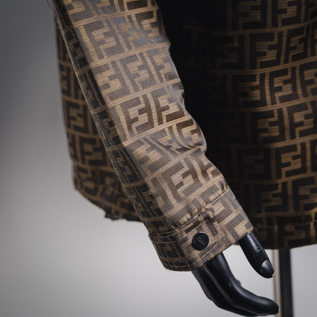 Fend 25fw printed jacket
