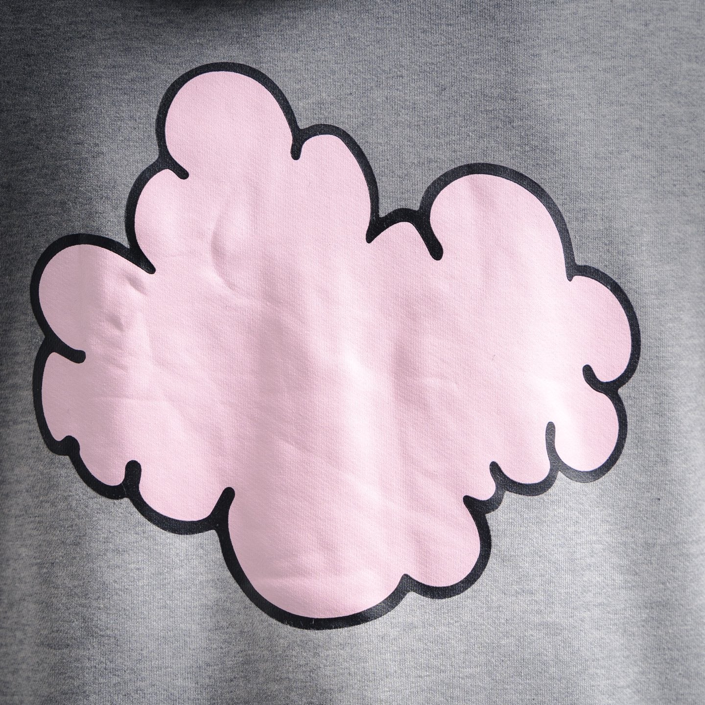 Acne 25fw printed hoodie