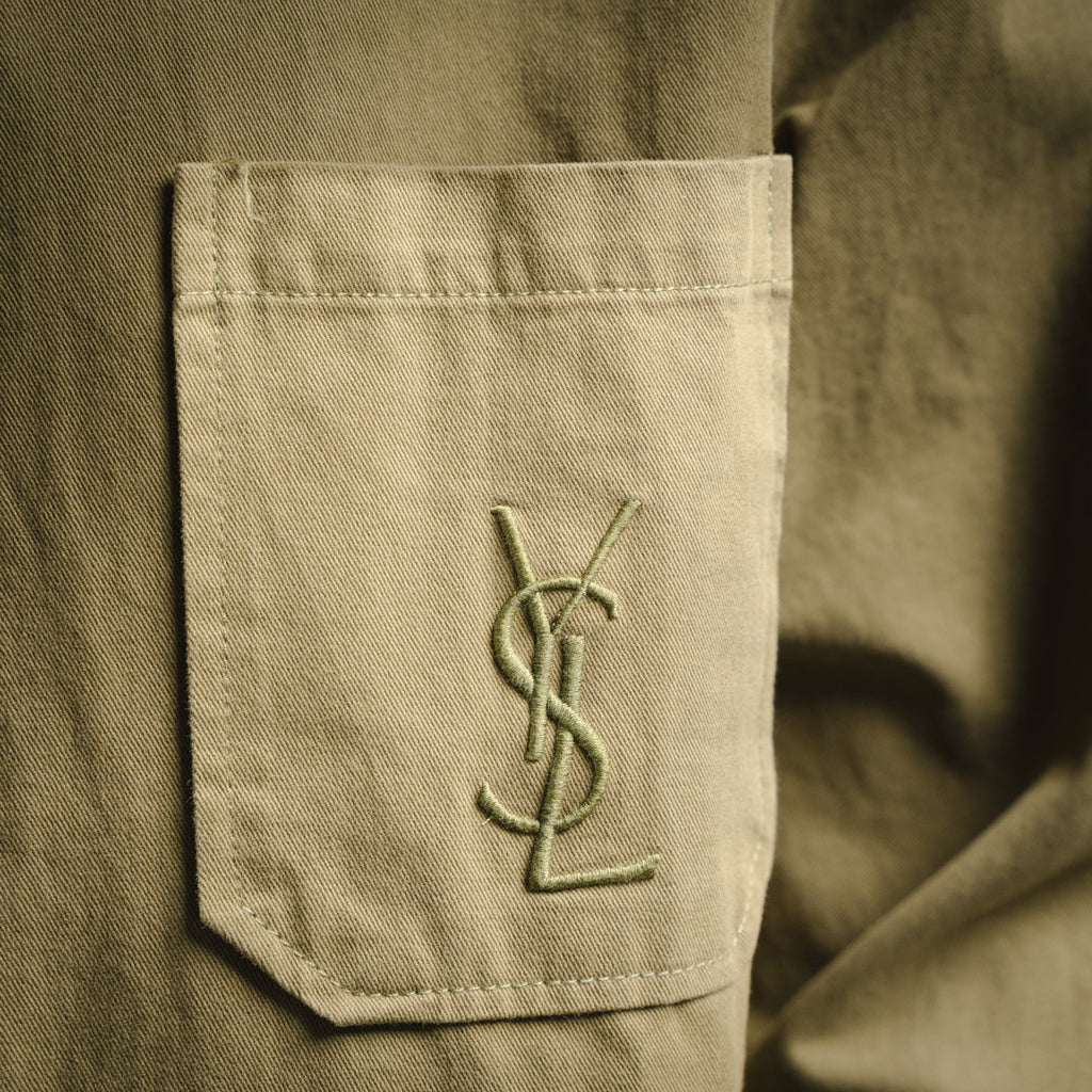 Saint 25fw embroidered shirt