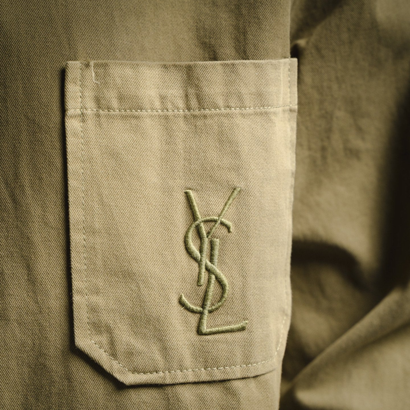 Saint 25fw embroidered shirt