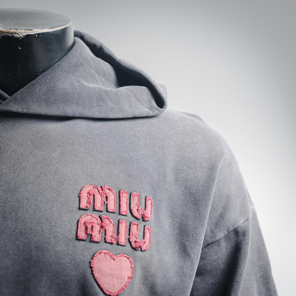 Miu 25fw all-match hoodie