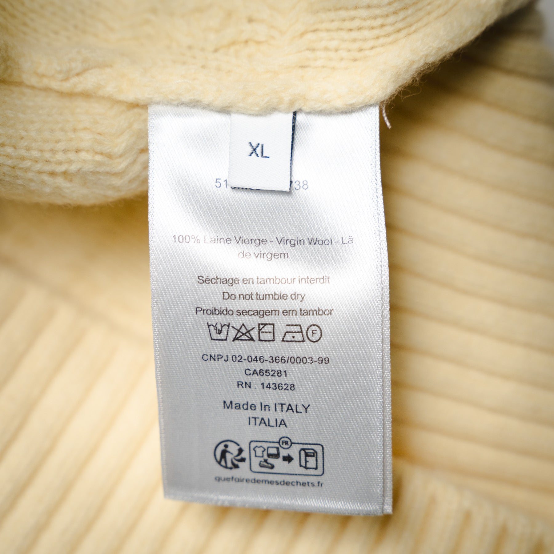 CD 25fw wool sweater