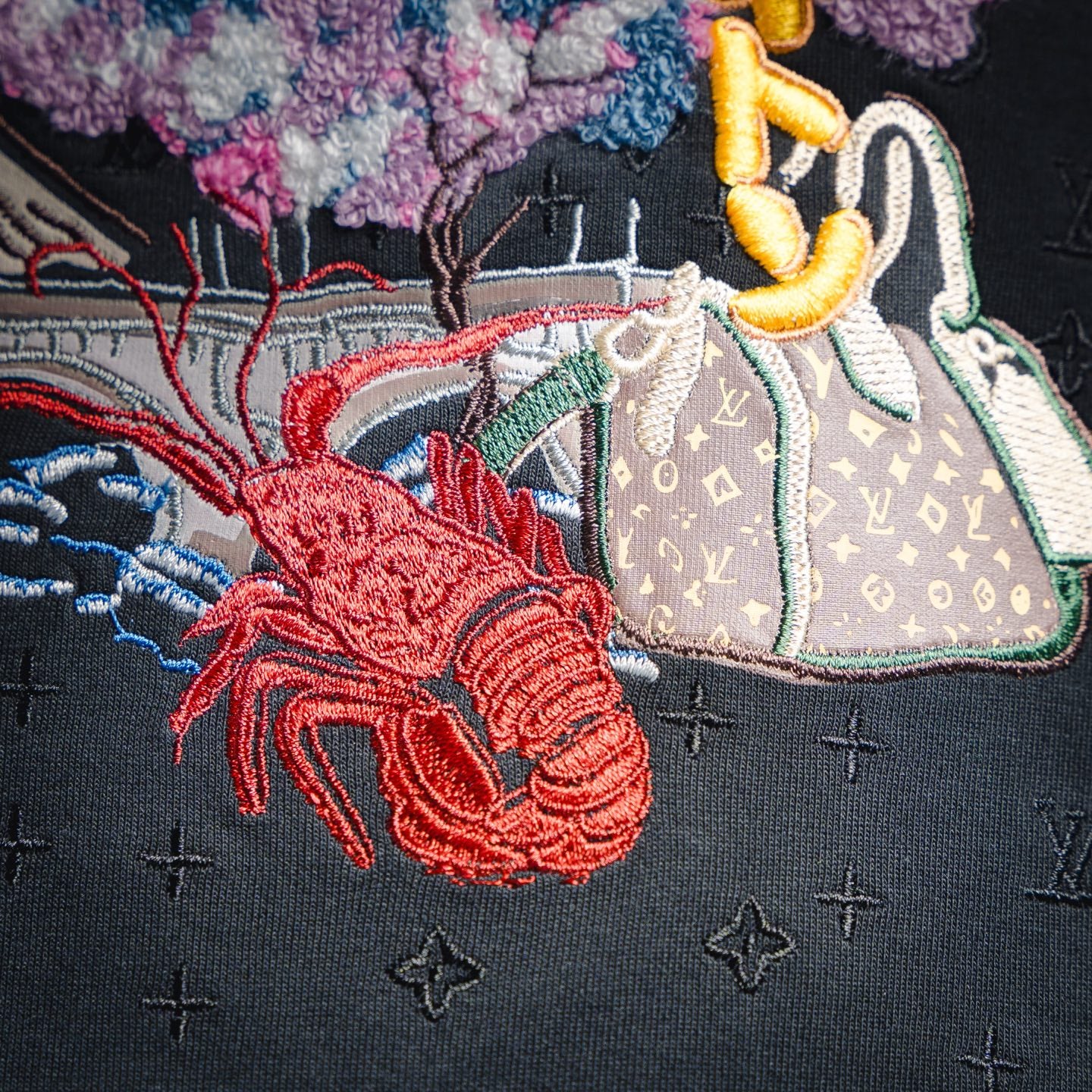 Louis 25fw embroidered shirt