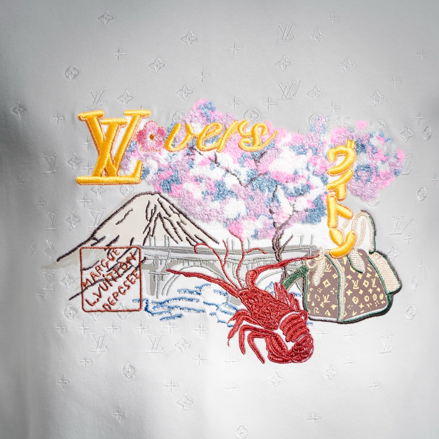 Louis 25fw embroidered shirt