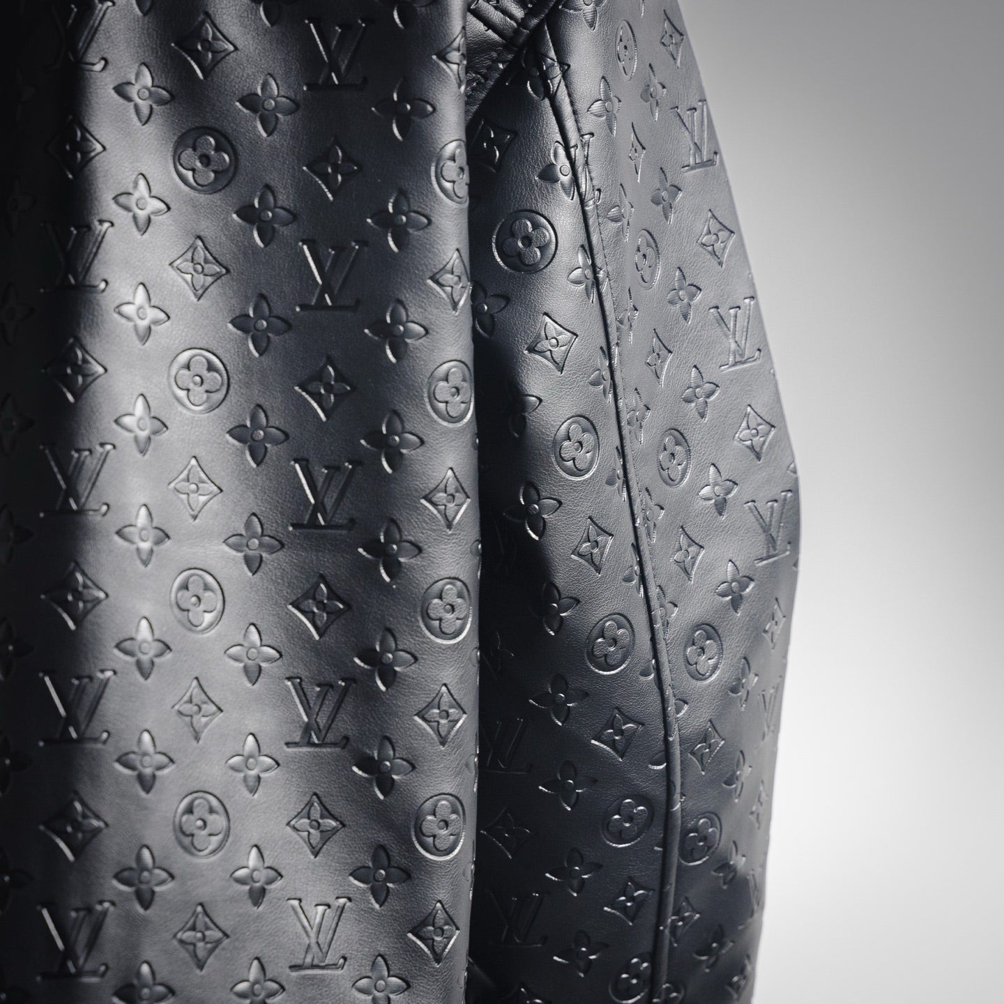 Louis 25fw leather jacket