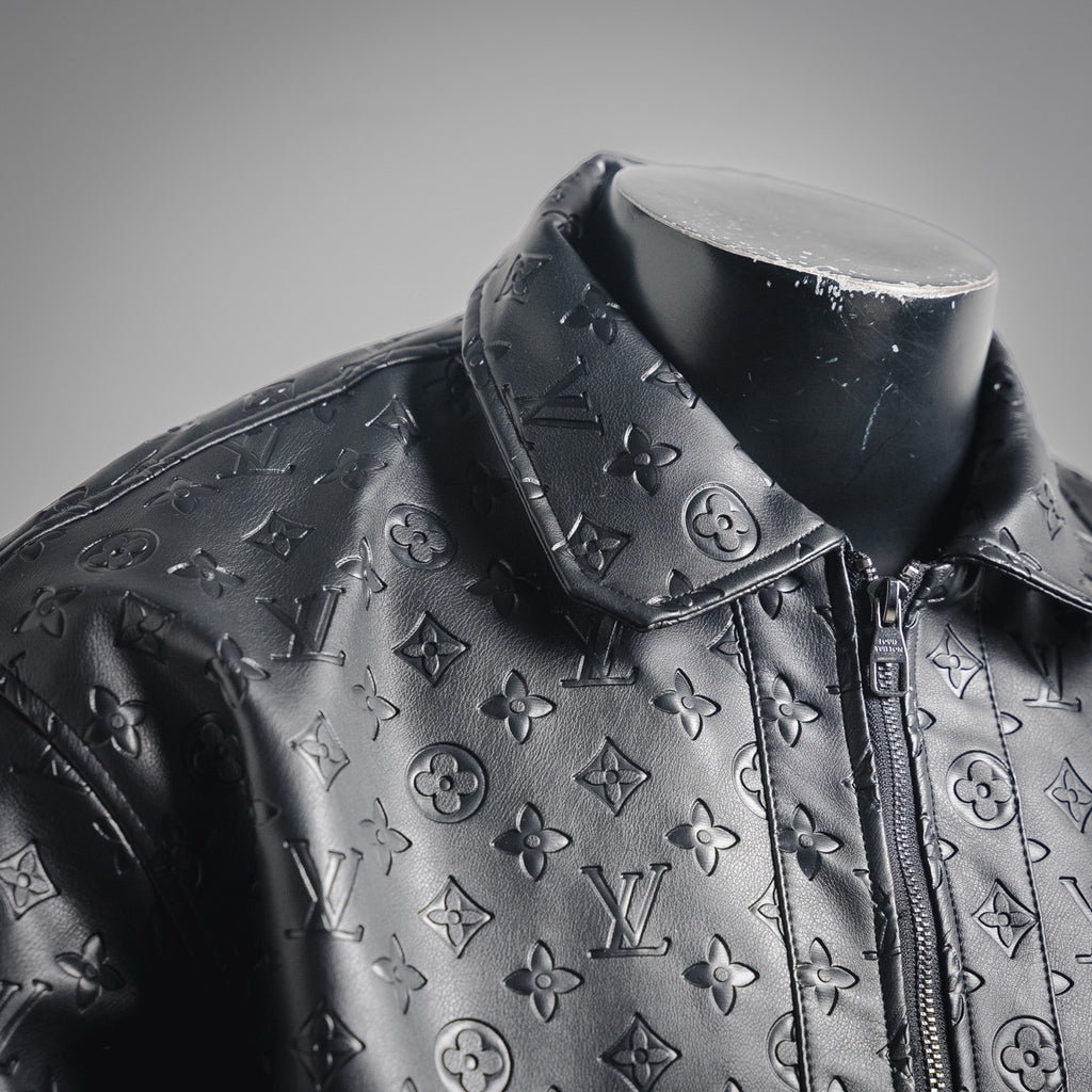 Louis 25fw leather jacket