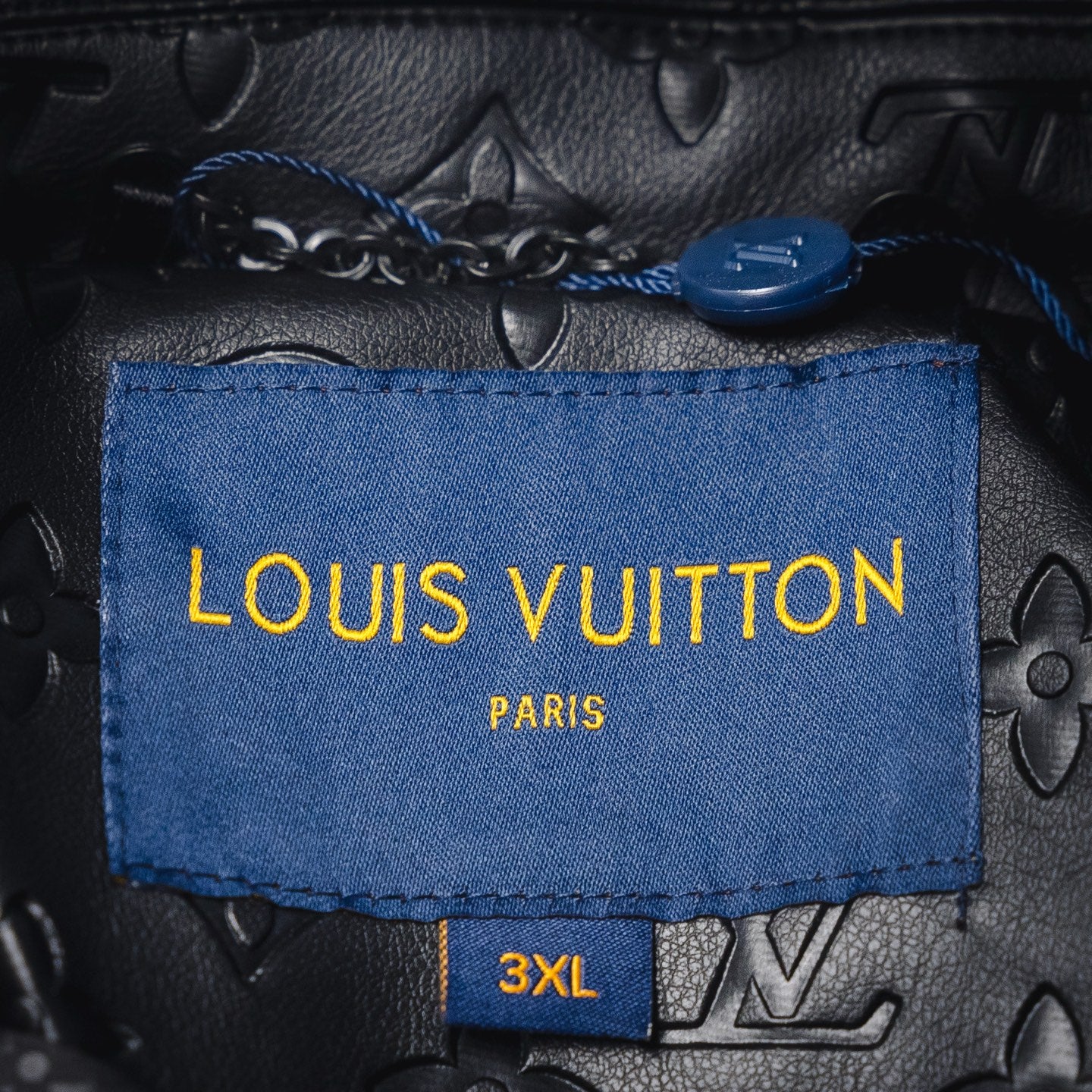 Louis 25fw leather jacket