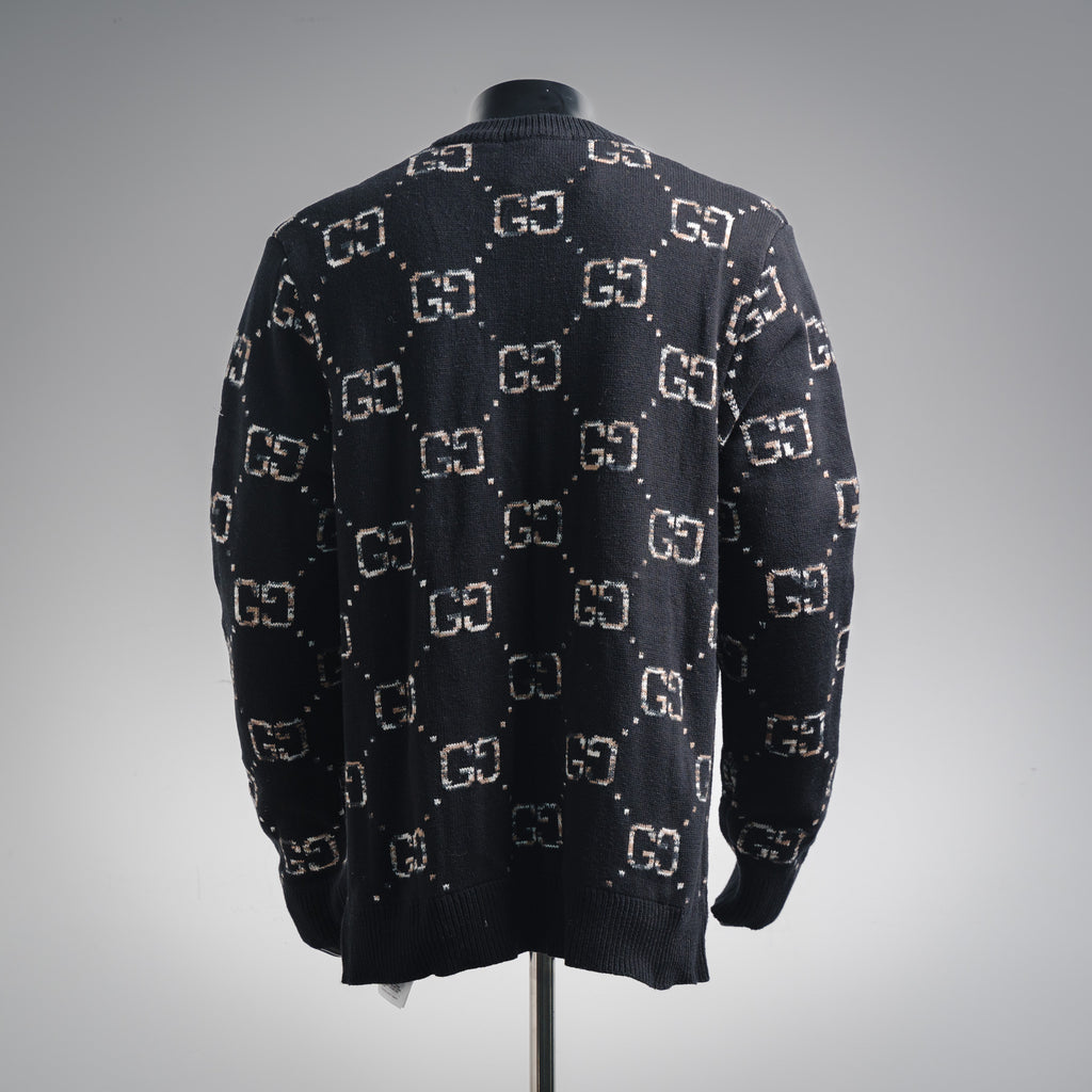 Guc 25fw jacquard cardigan