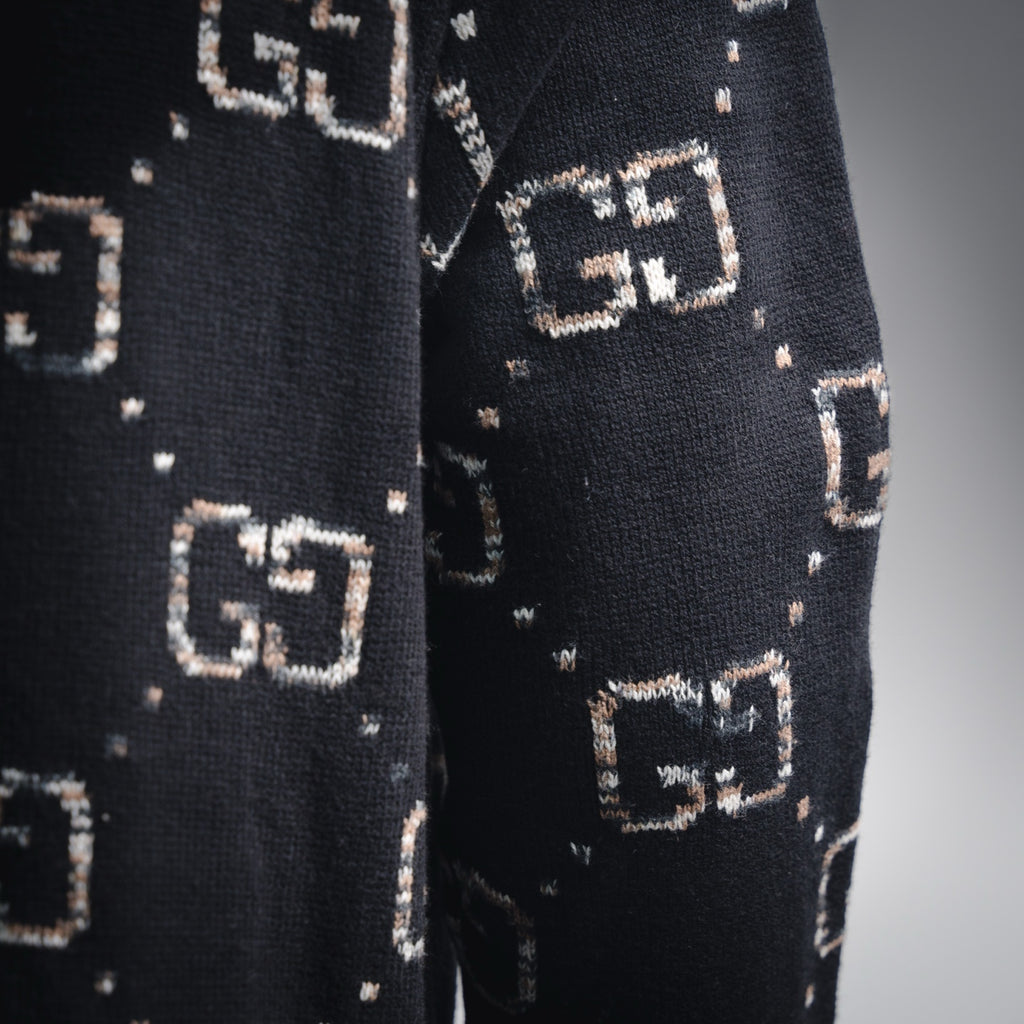 Guc 25fw jacquard cardigan