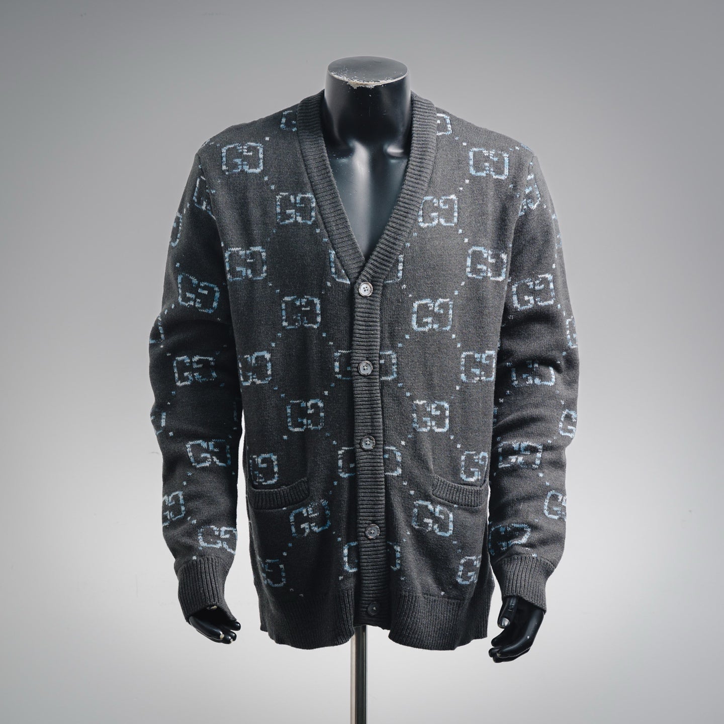 Guc 25fw jacquard cardigan