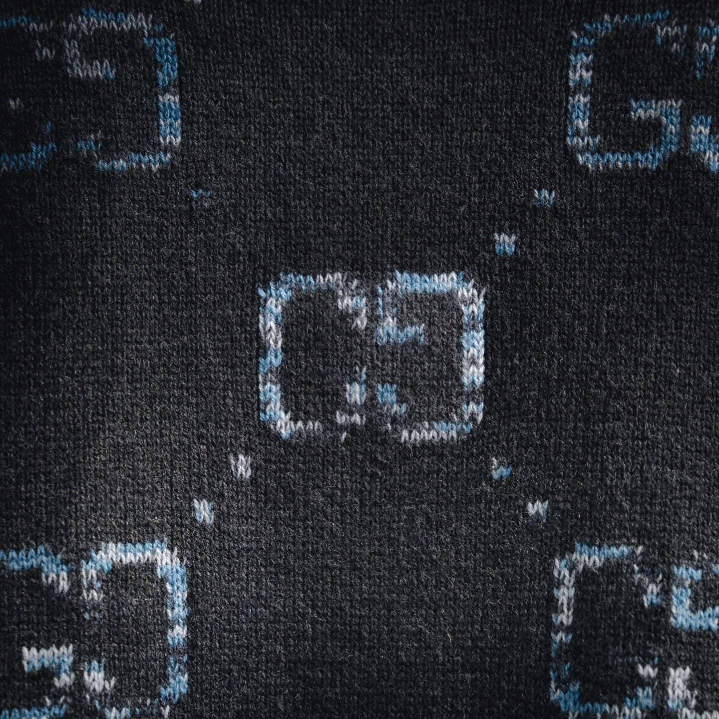 Guc 25fw jacquard cardigan