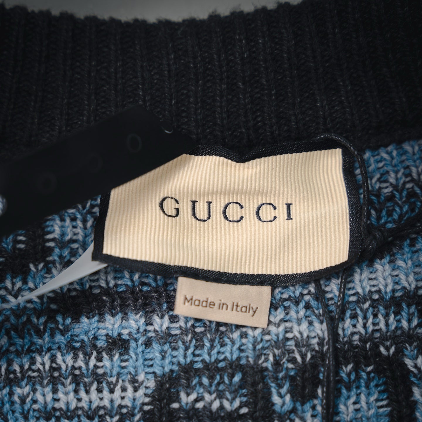 Guc 25fw jacquard cardigan