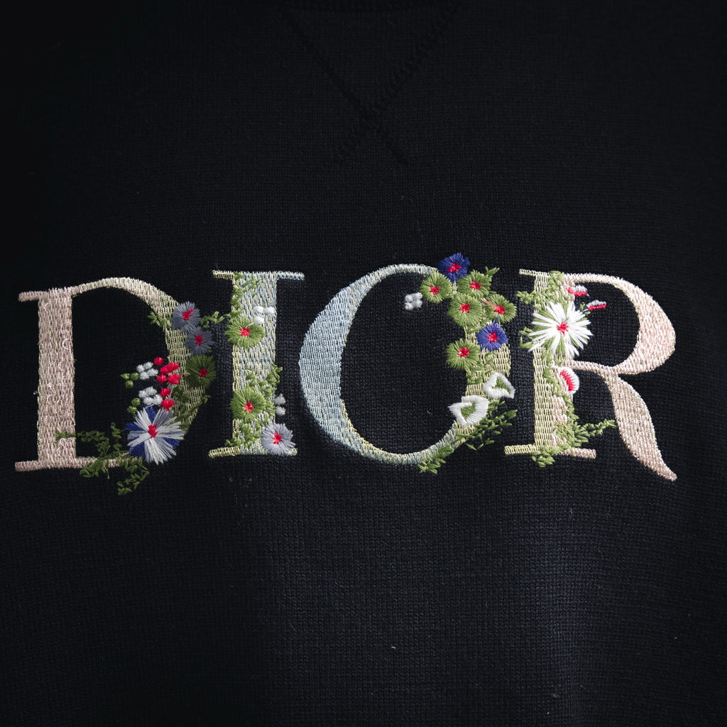 CD 25fw embroidered sweater