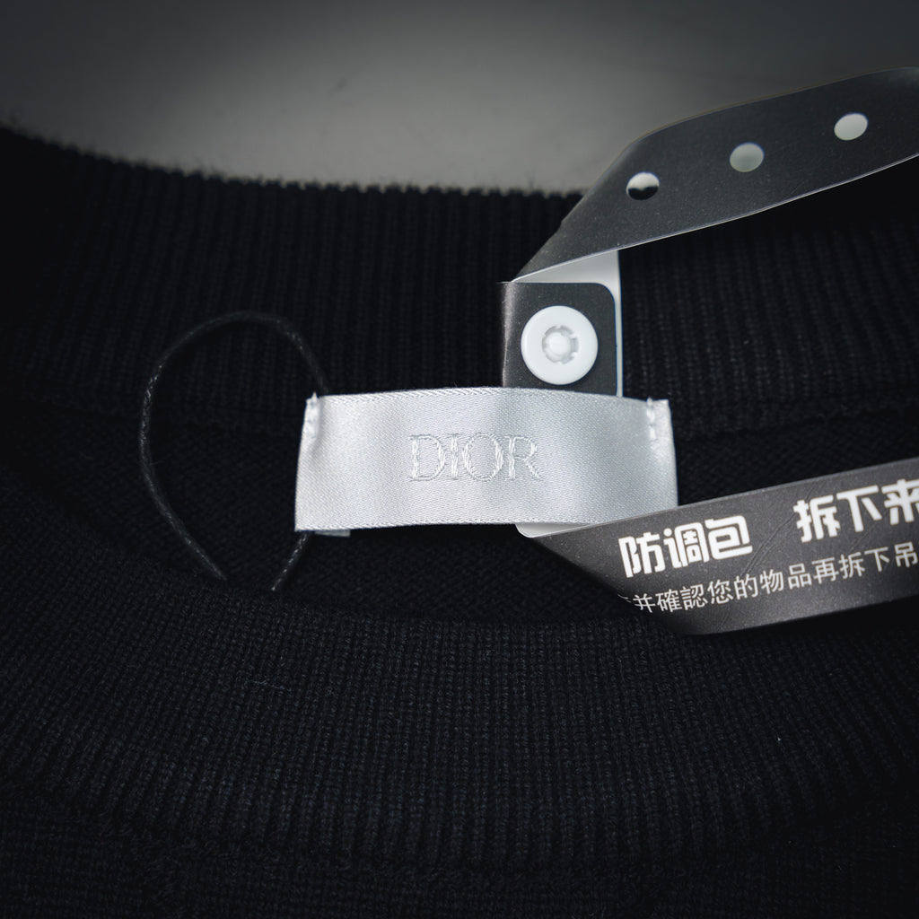 CD 25fw embroidered sweater