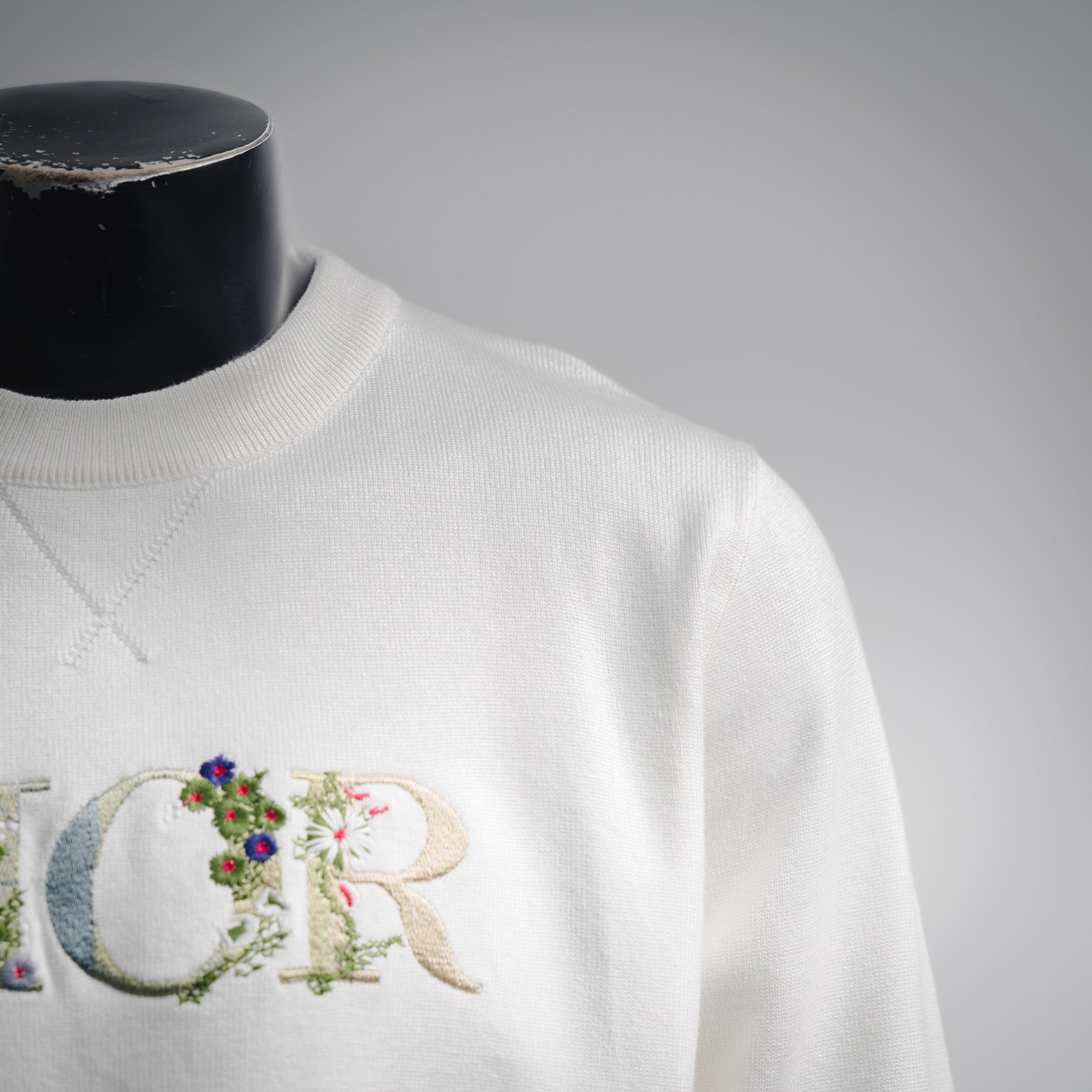 CD 25fw embroidered sweater