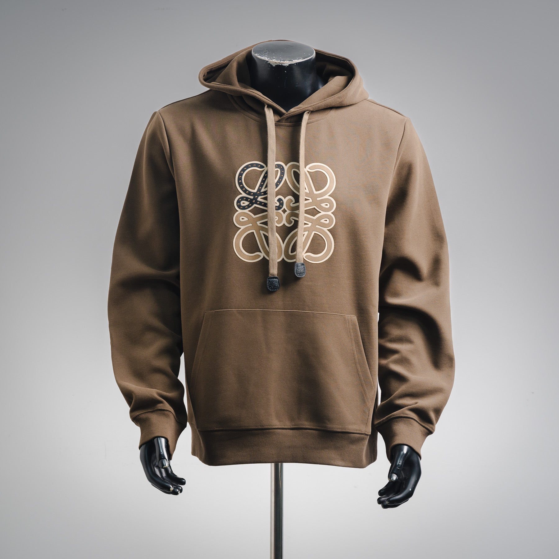 Loe 25fw printed hoodie