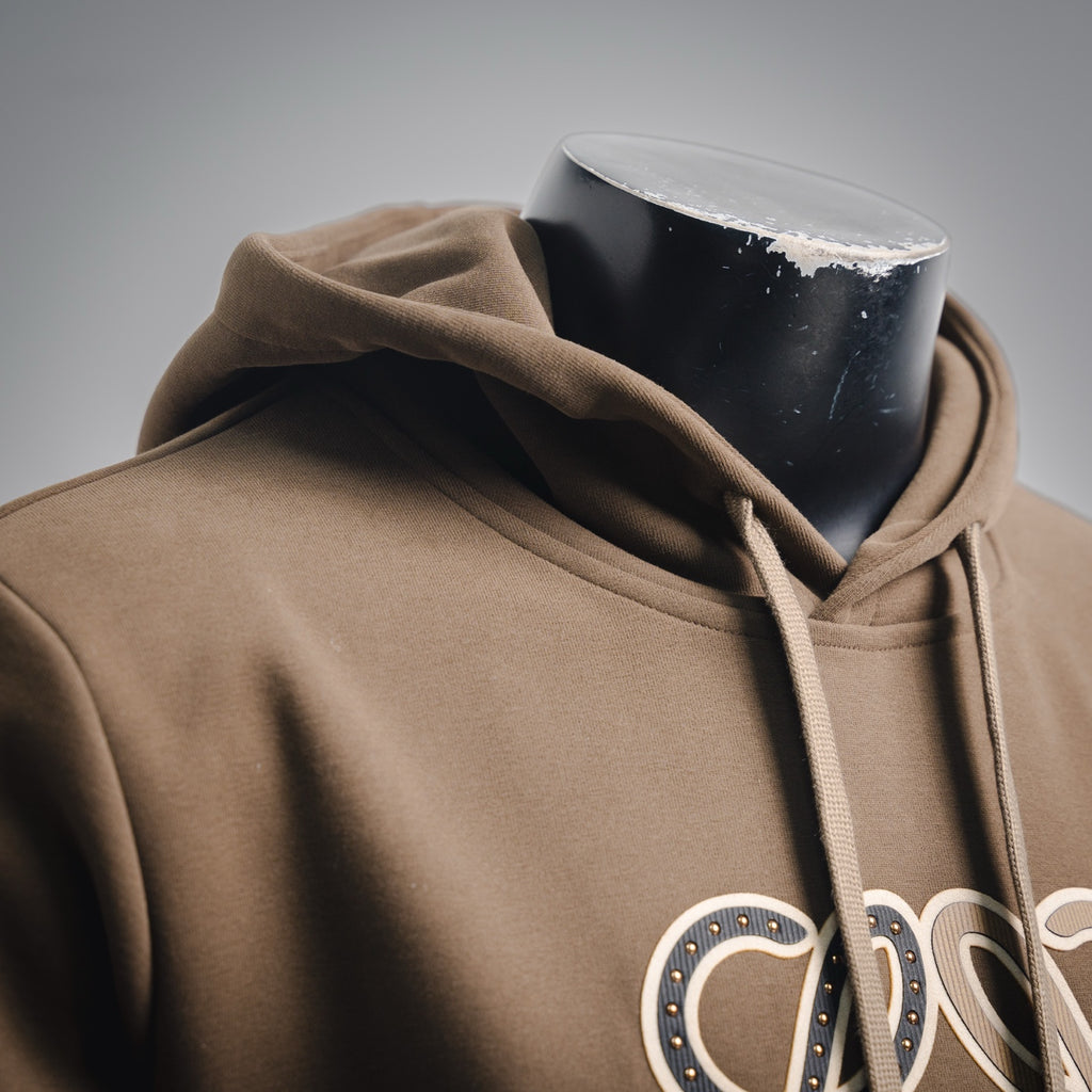 Loe 25fw printed hoodie