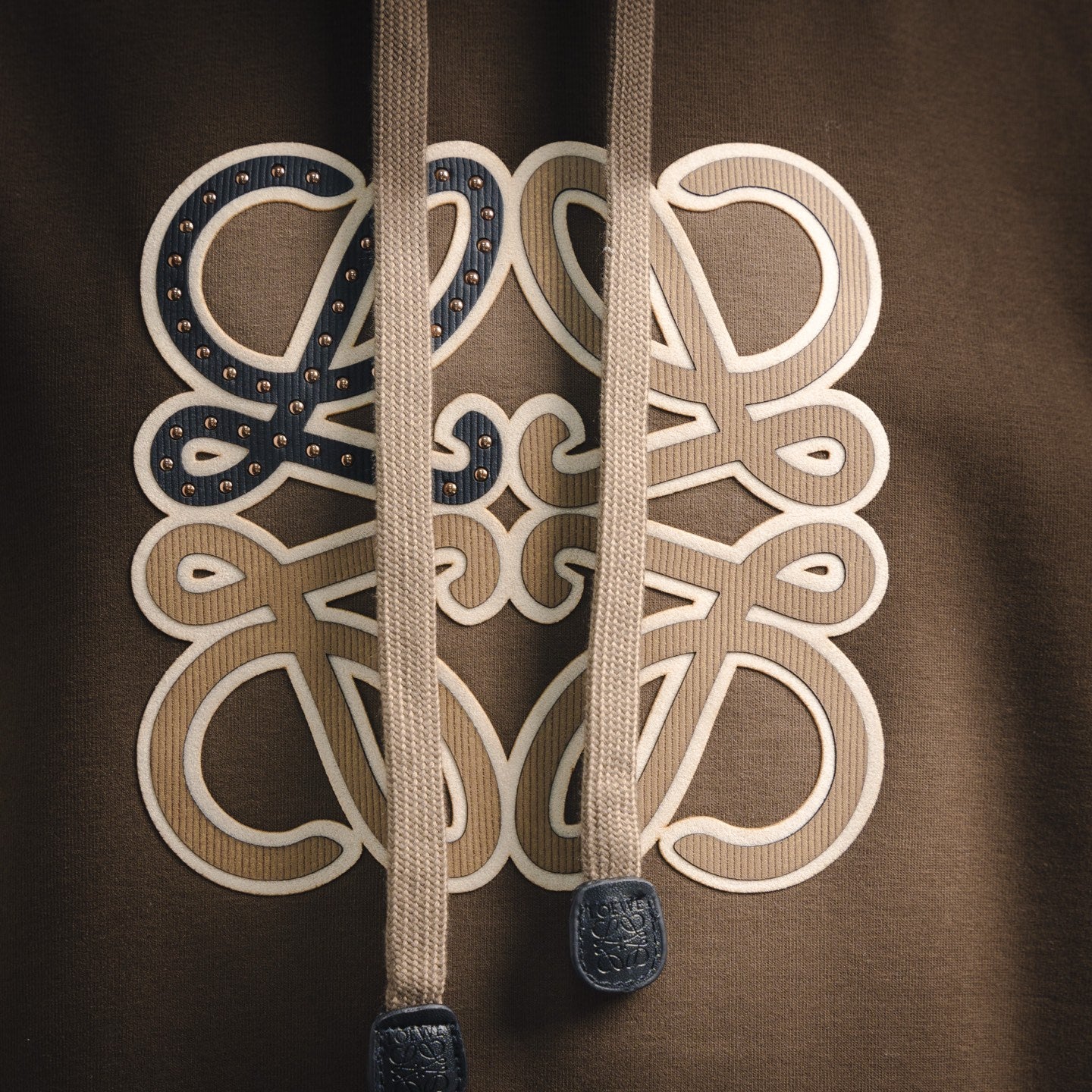 Loe 25fw printed hoodie