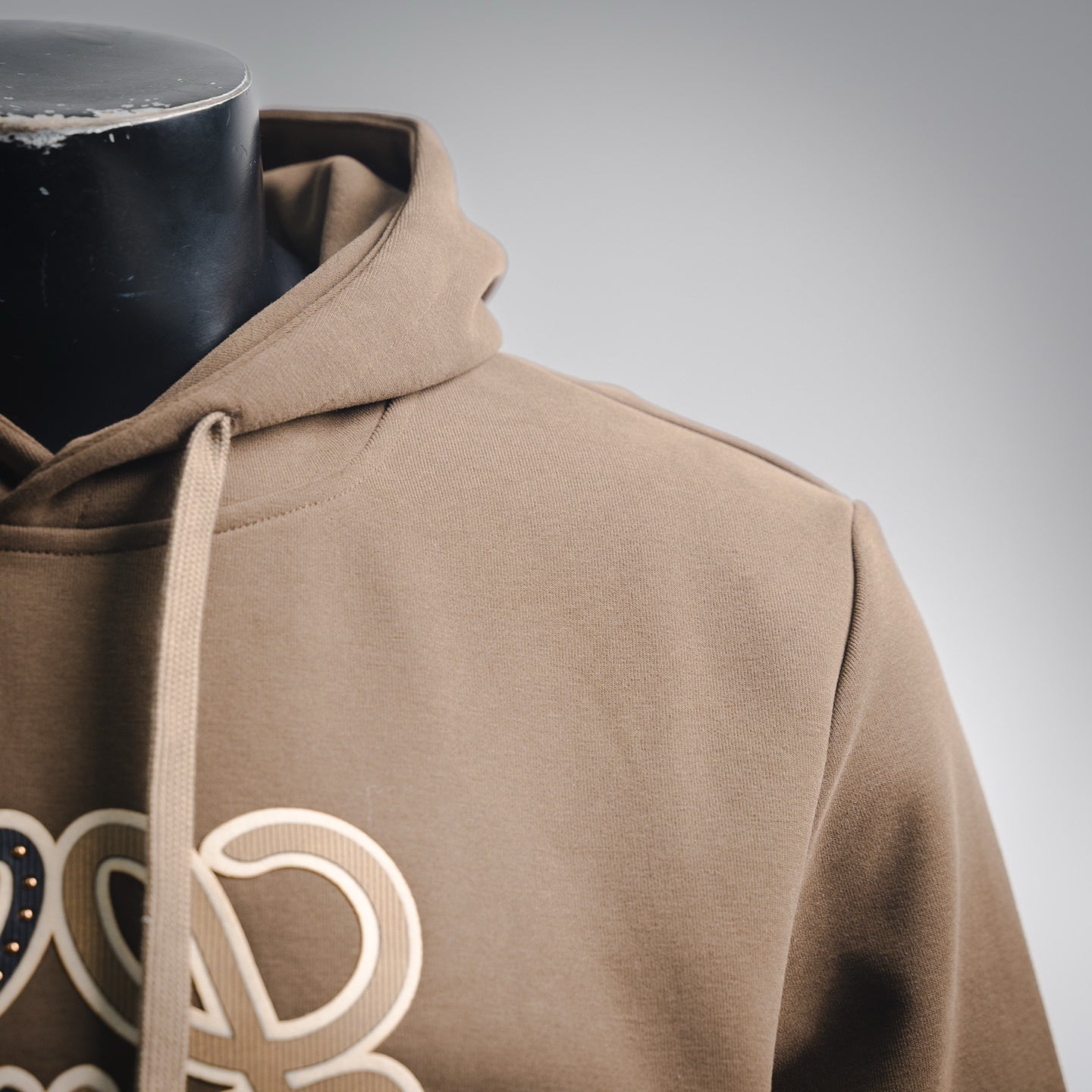 Loe 25fw printed hoodie