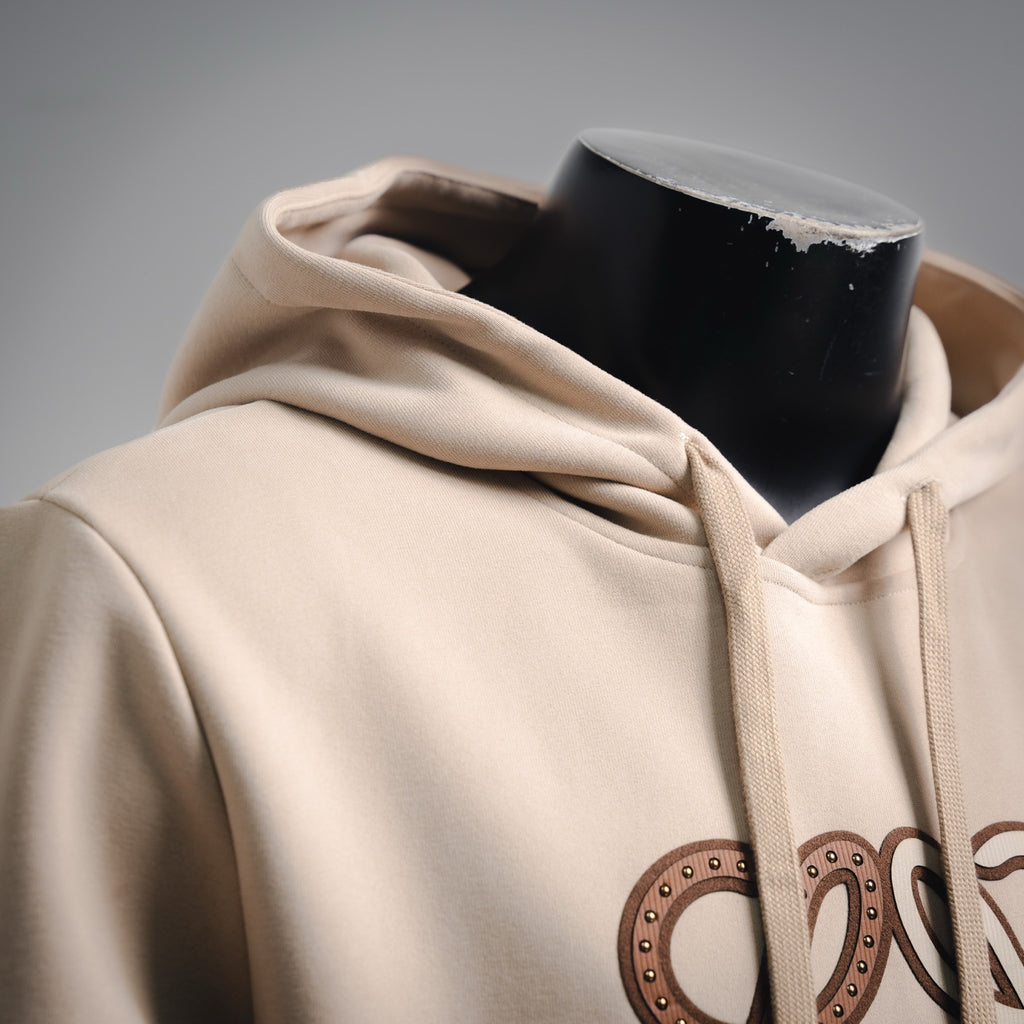 Loe 25fw printed hoodie