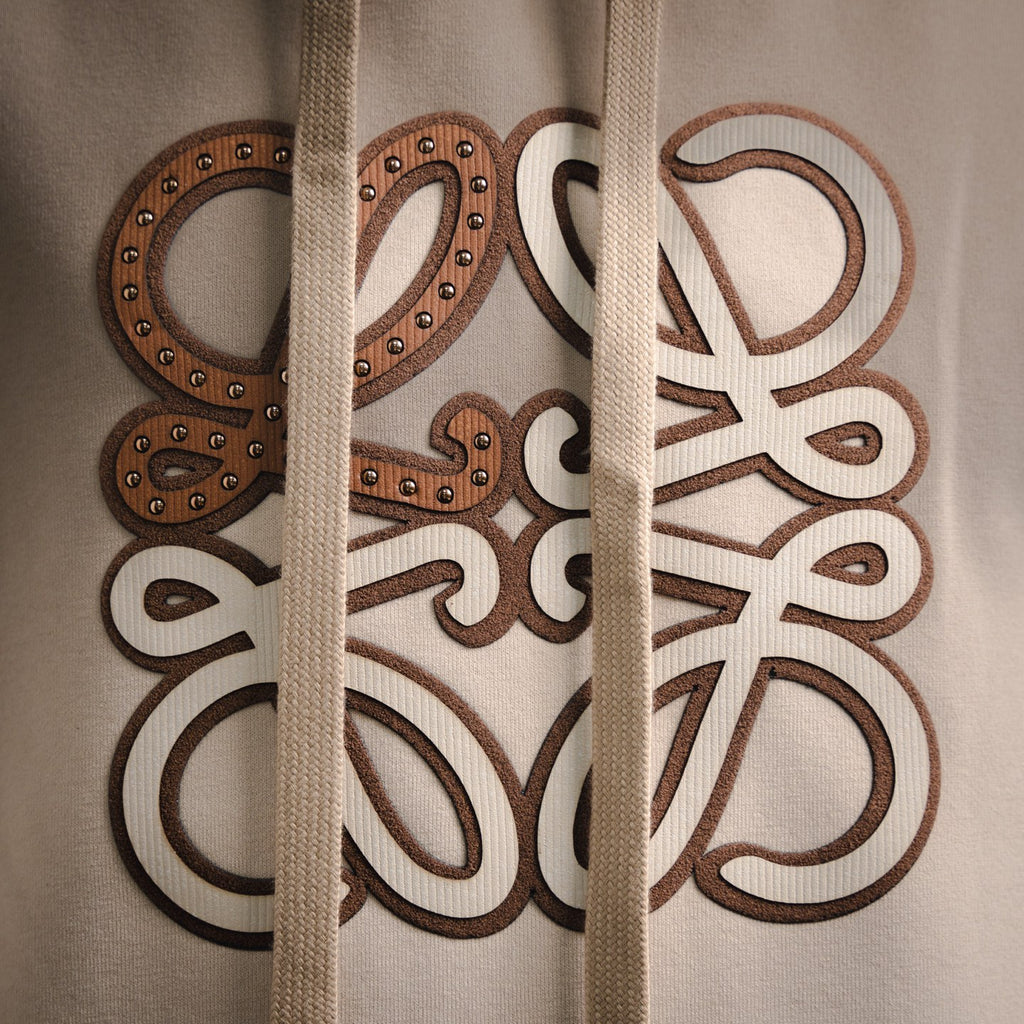 Loe 25fw printed hoodie