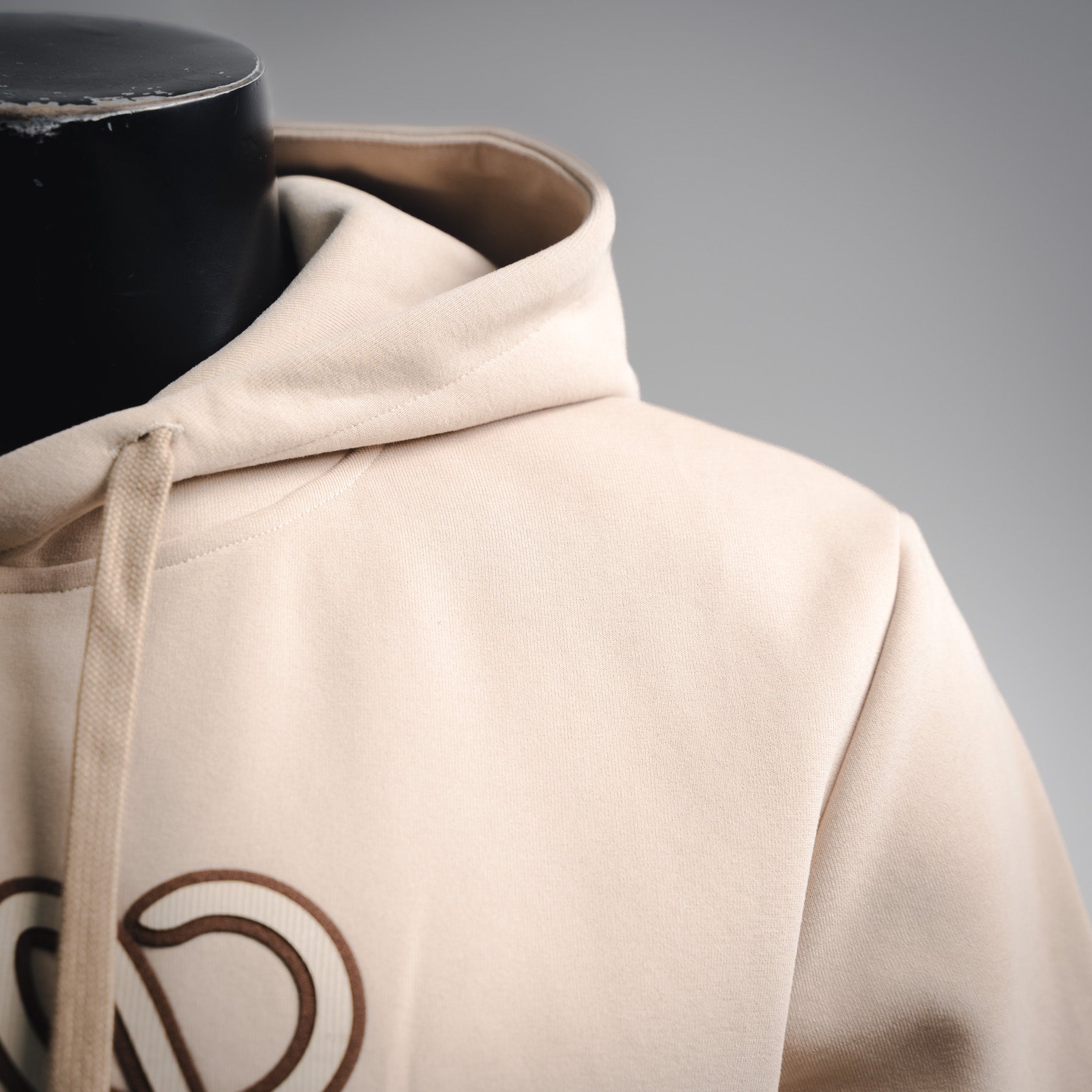 Loe 25fw printed hoodie