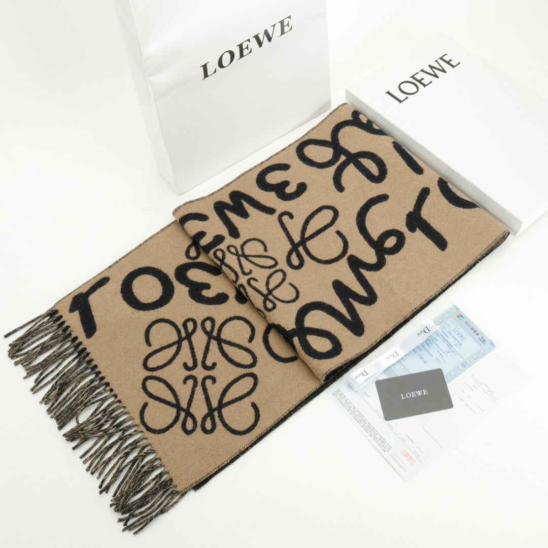 Loe 25fw cashmere scarf