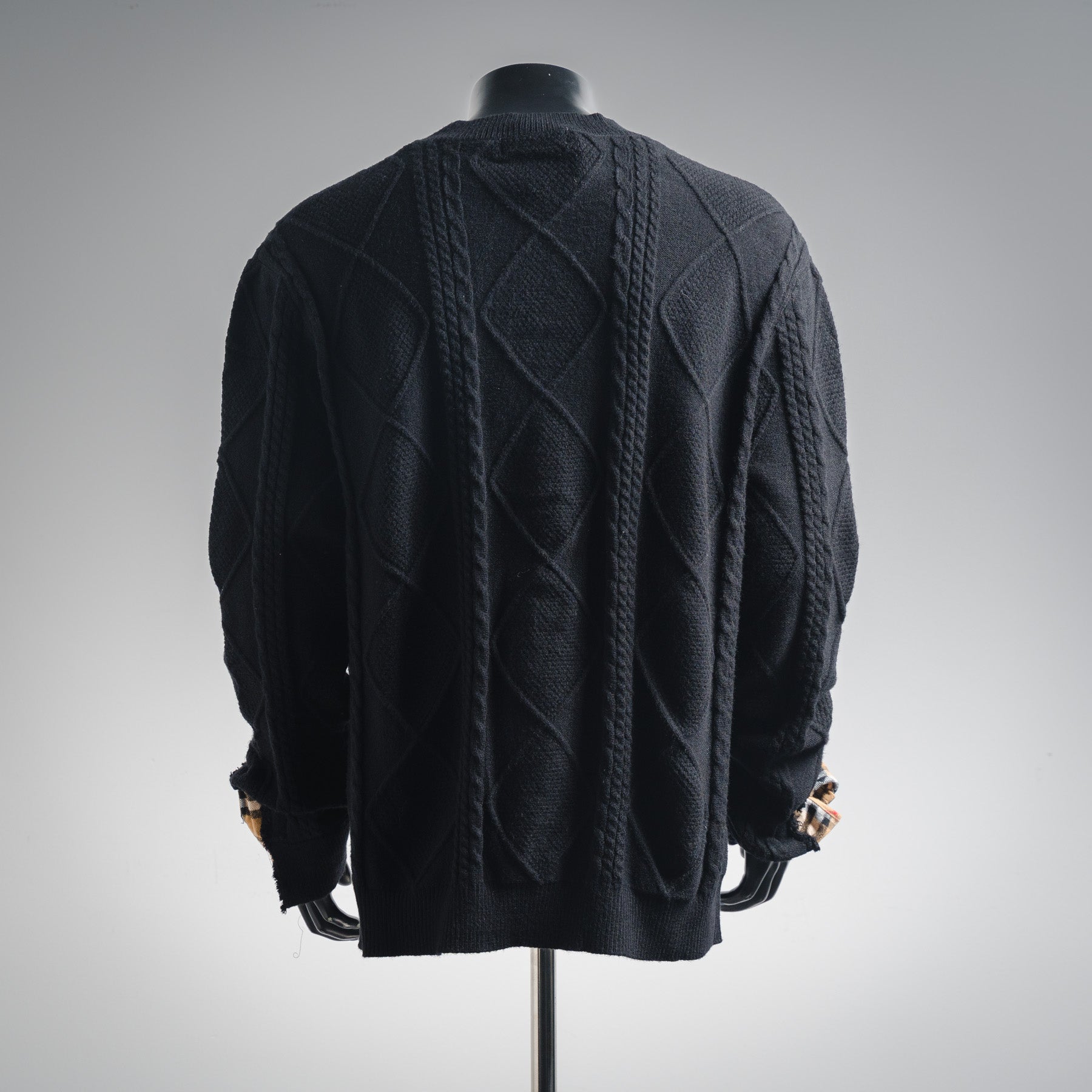 Burbery 25fw splicing sweater