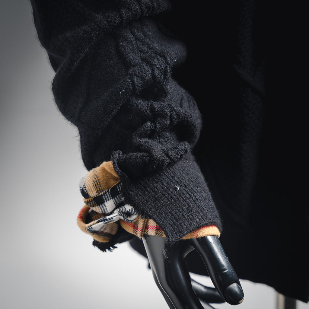 Burbery 25fw splicing sweater