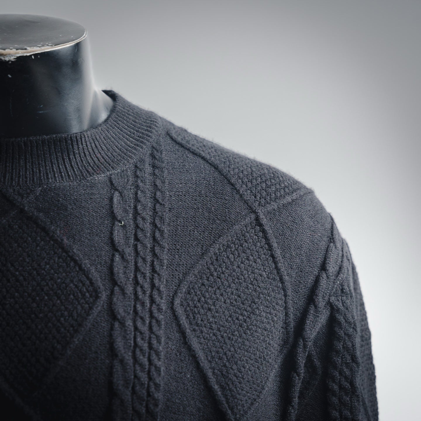 Burbery 25fw splicing sweater