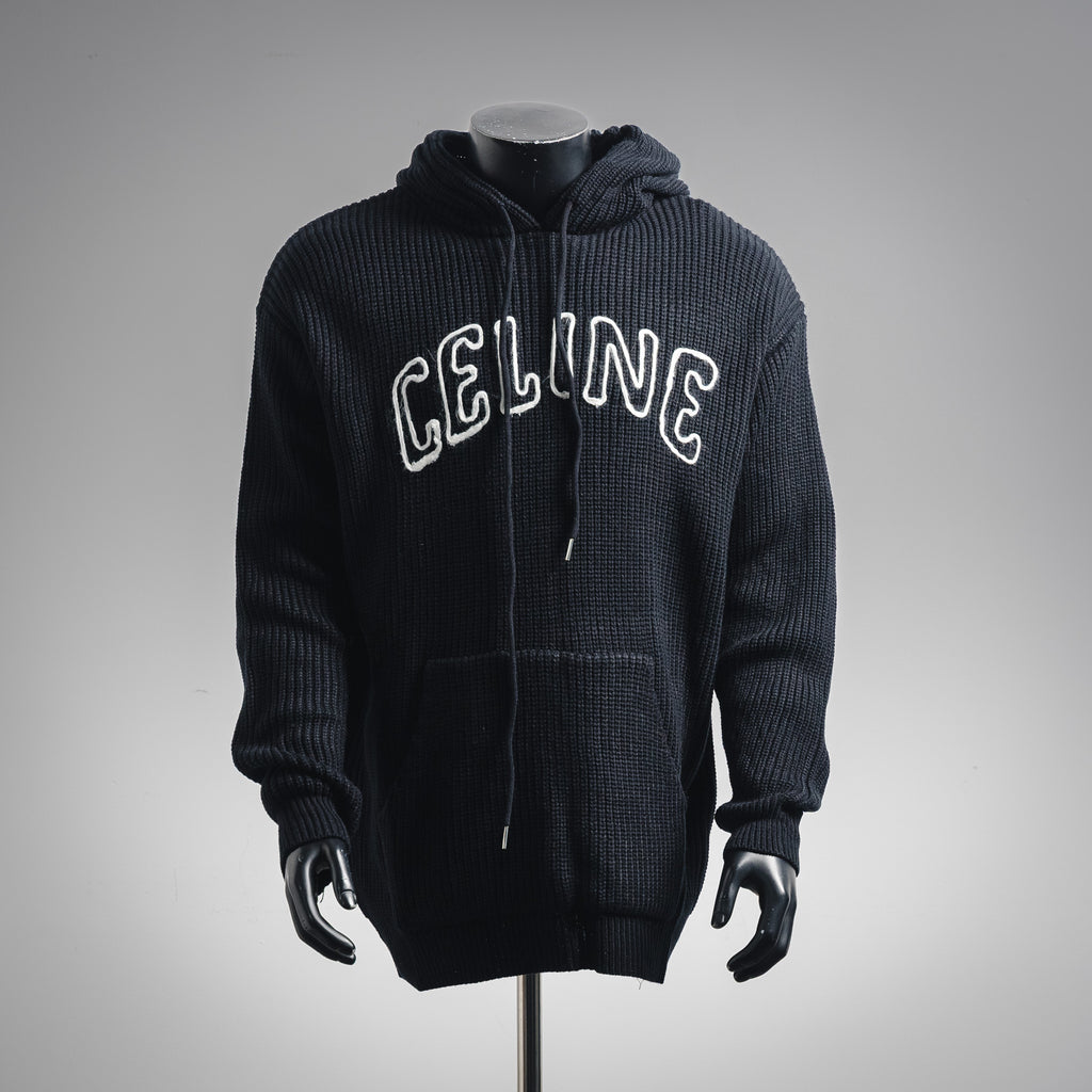 Cel 25fw knitted hoodie
