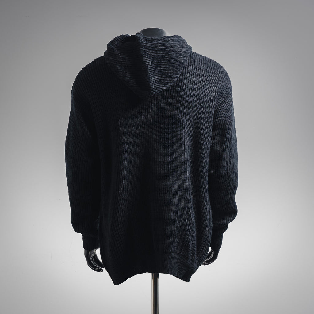 Cel 25fw knitted hoodie