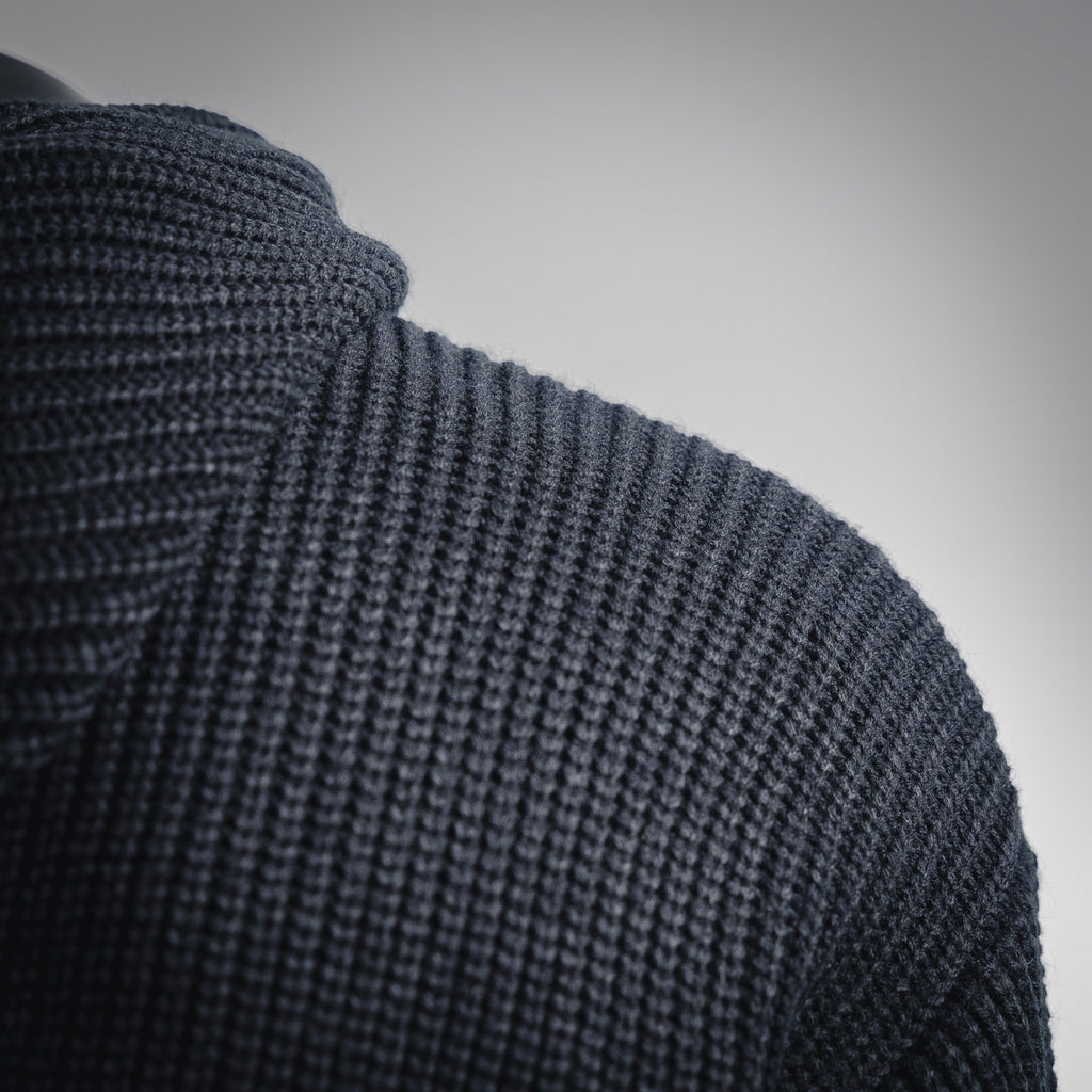 Cel 25fw knitted hoodie