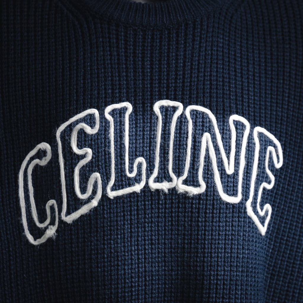 Cel 25fw knitted hoodie