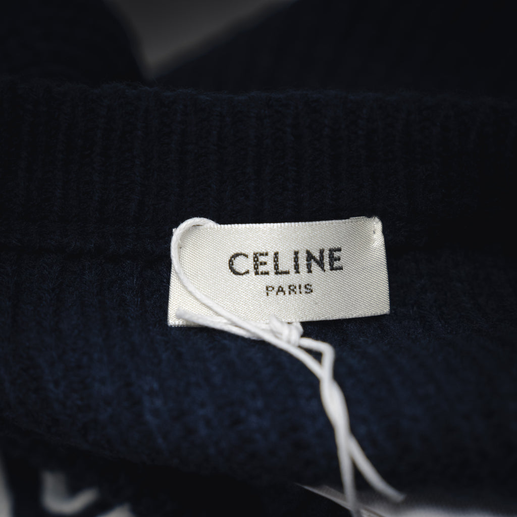 Cel 25fw knitted hoodie