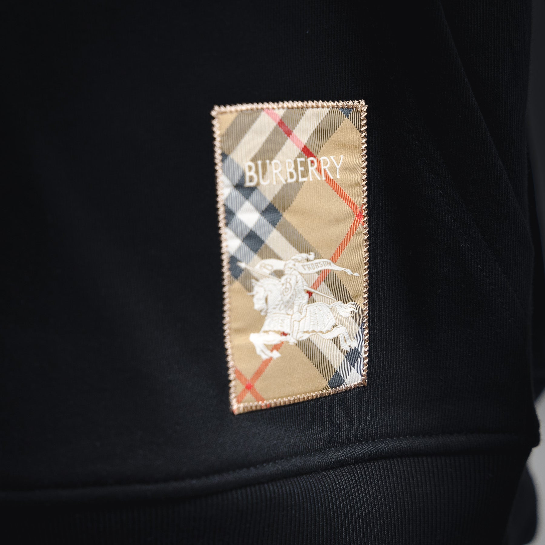 Burbery 25fw embroidered hoodie