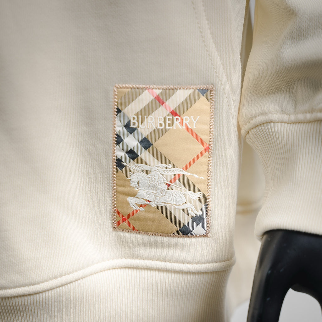 Burbery 25fw embroidered hoodie