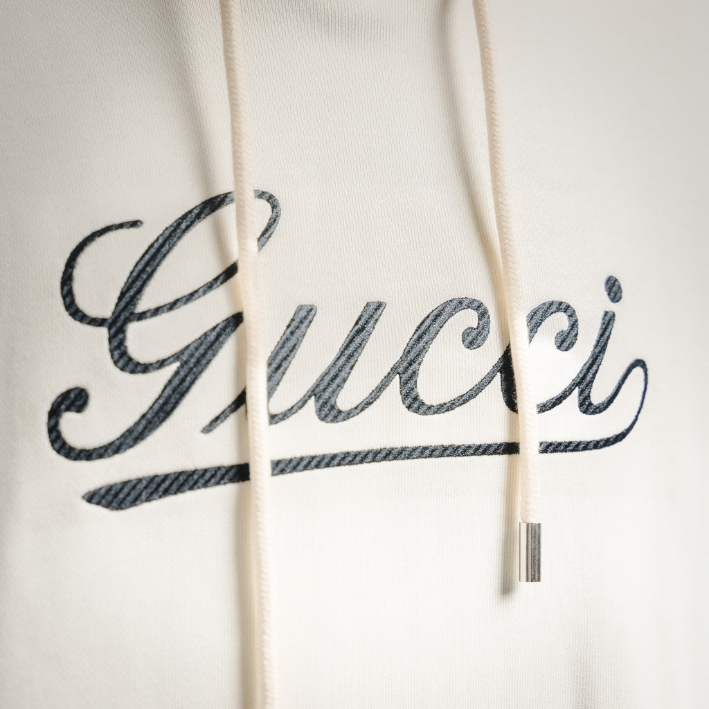 Guc 25fw embroidered hoodie