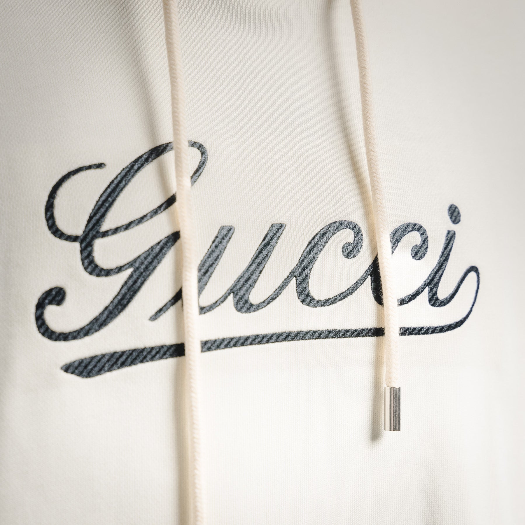 Guc 25fw embroidered hoodie