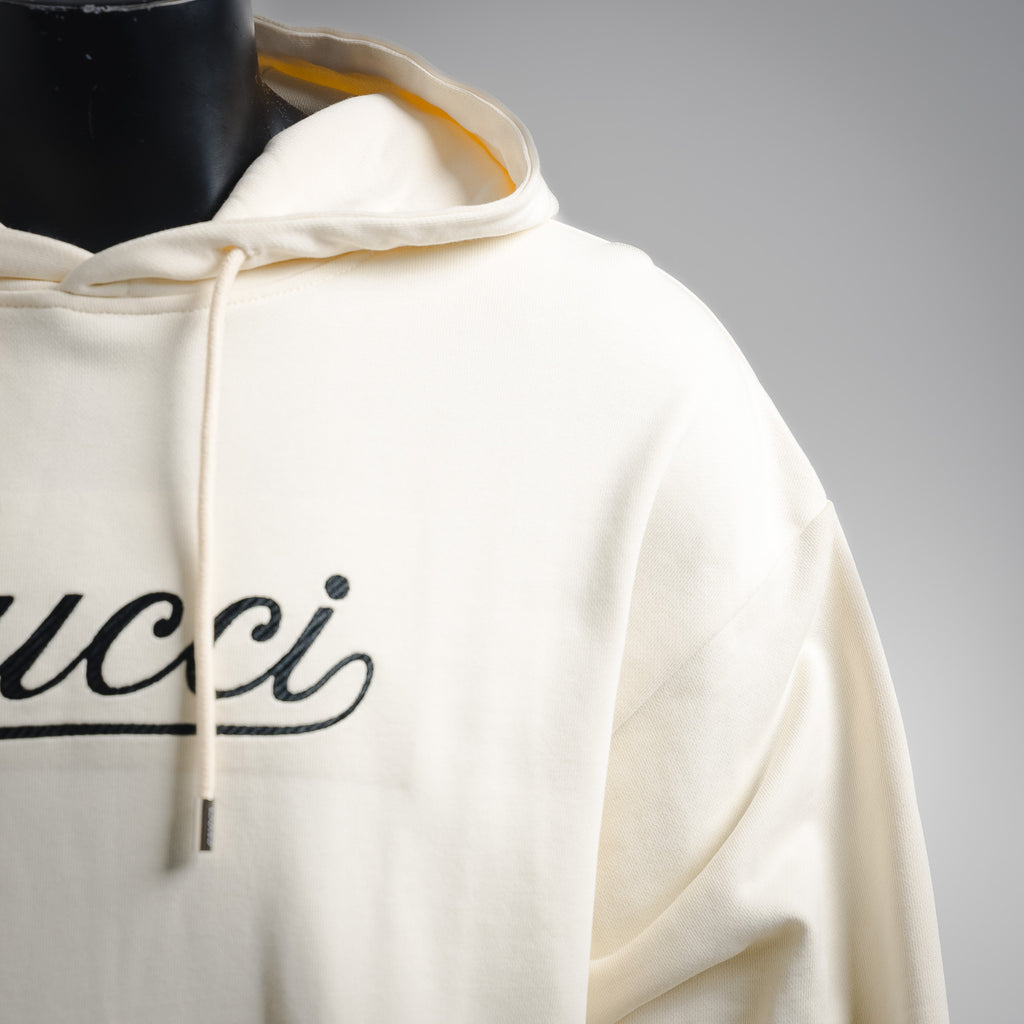 Guc 25fw embroidered hoodie