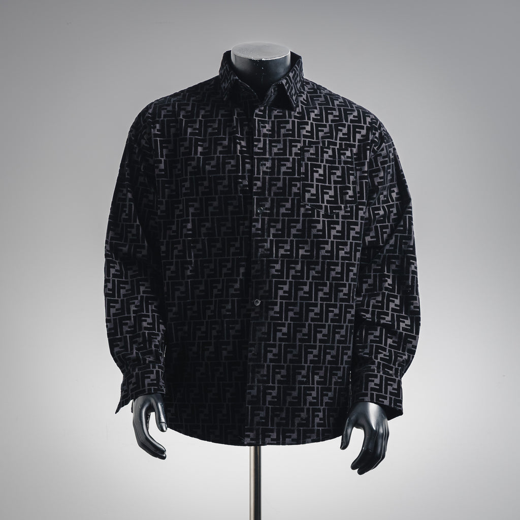Fend 25fw printed shirt