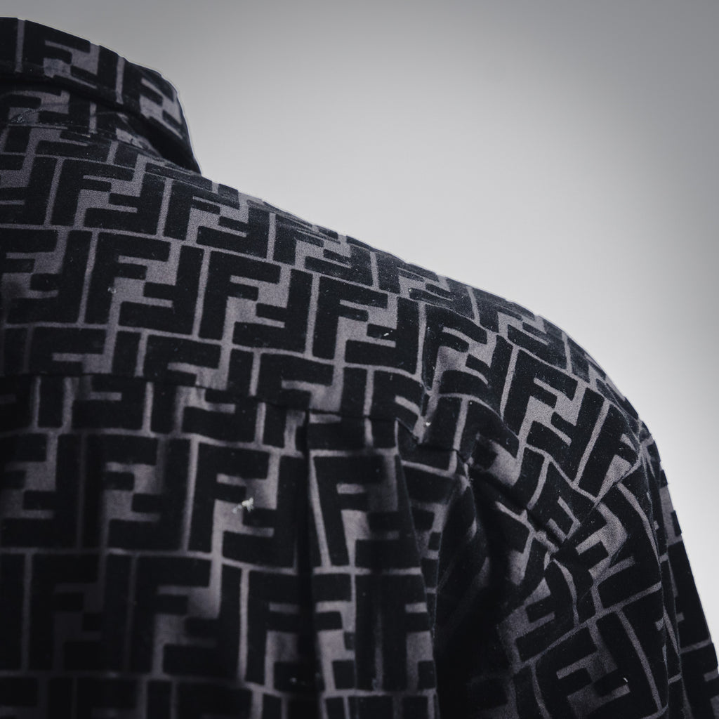 Fend 25fw printed shirt