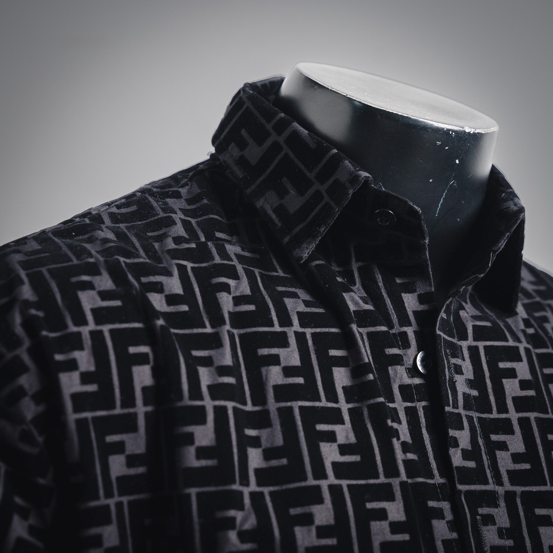 Fend 25fw printed shirt