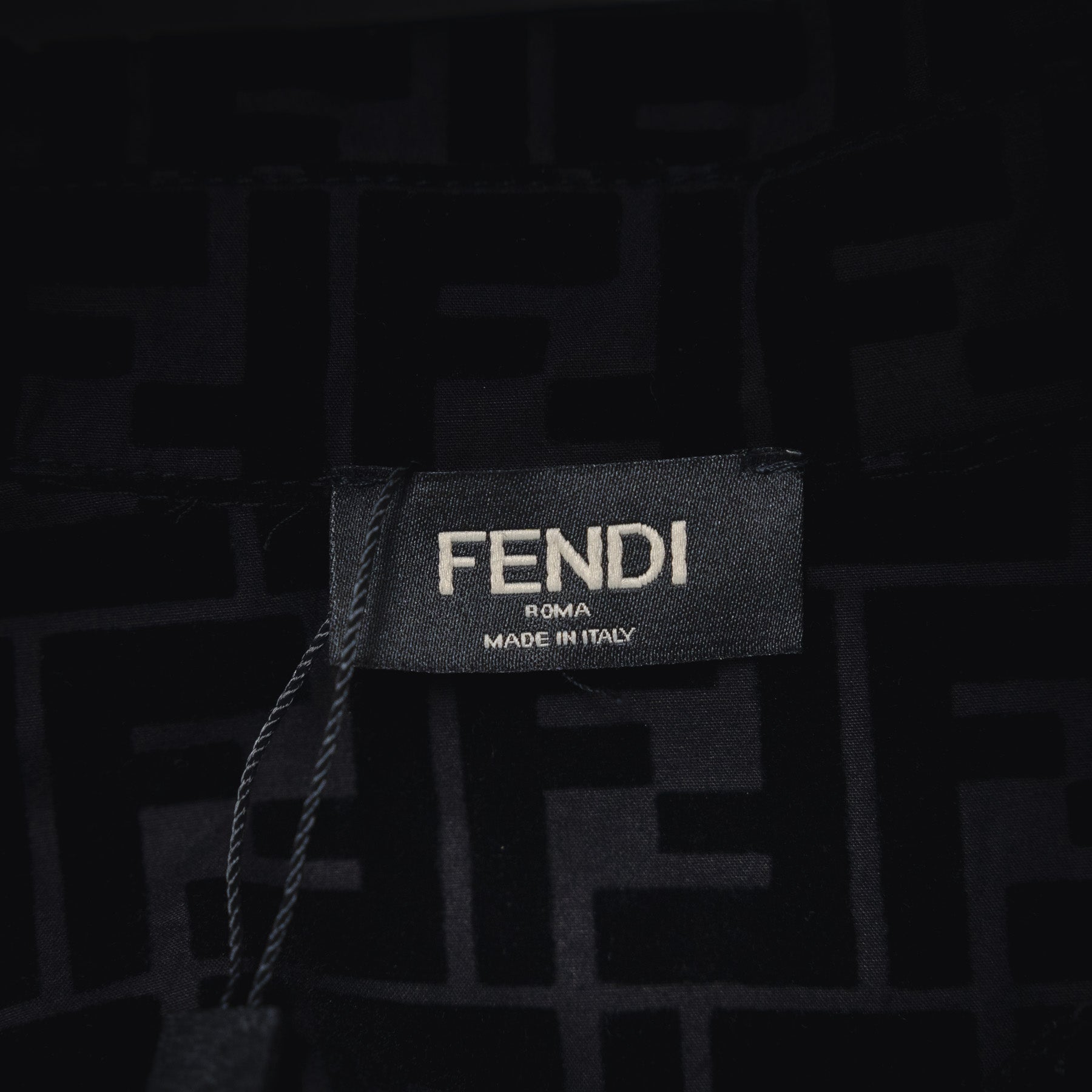Fend 25fw printed shirt