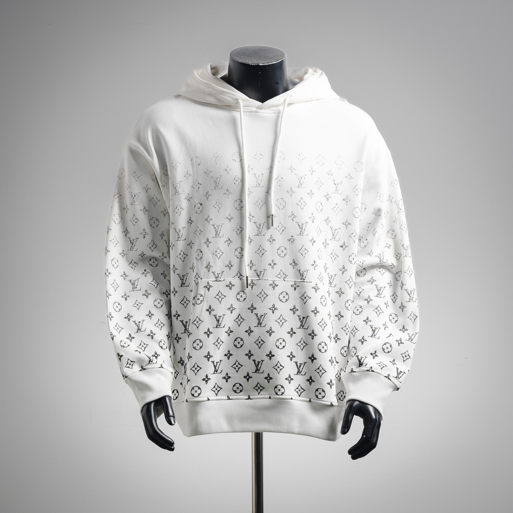 Louis 25fw printed hoodie