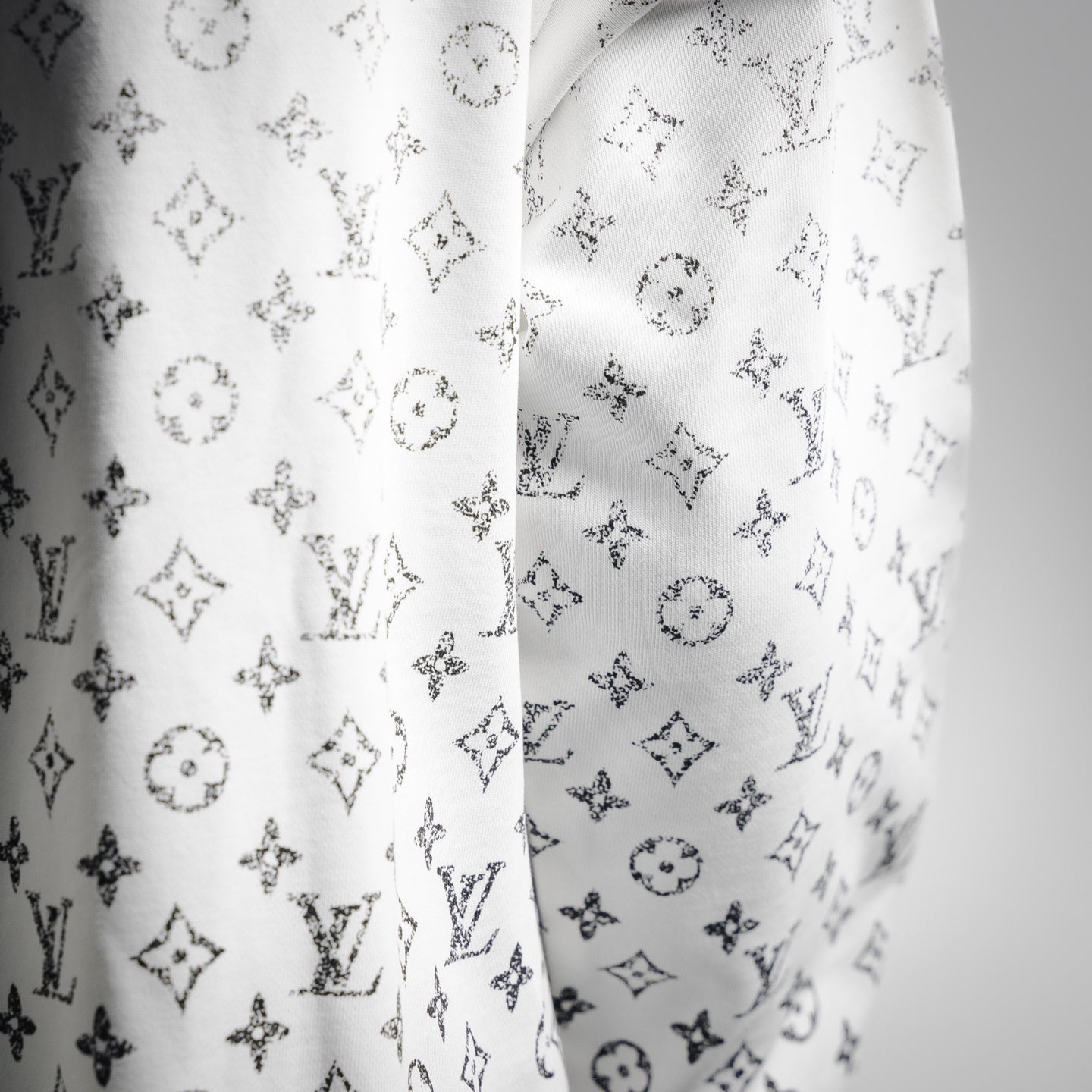 Louis 25fw printed hoodie