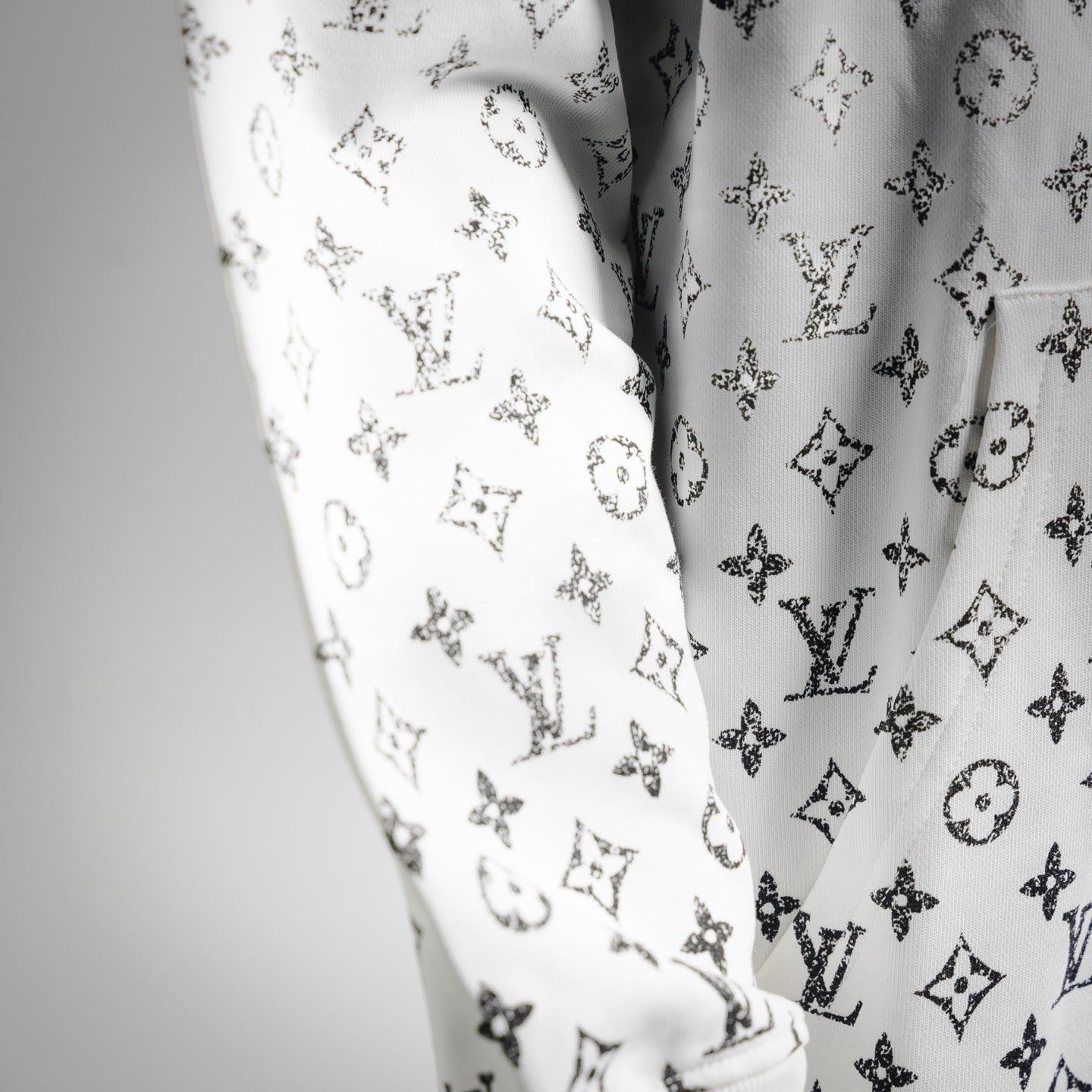 Louis 25fw printed hoodie