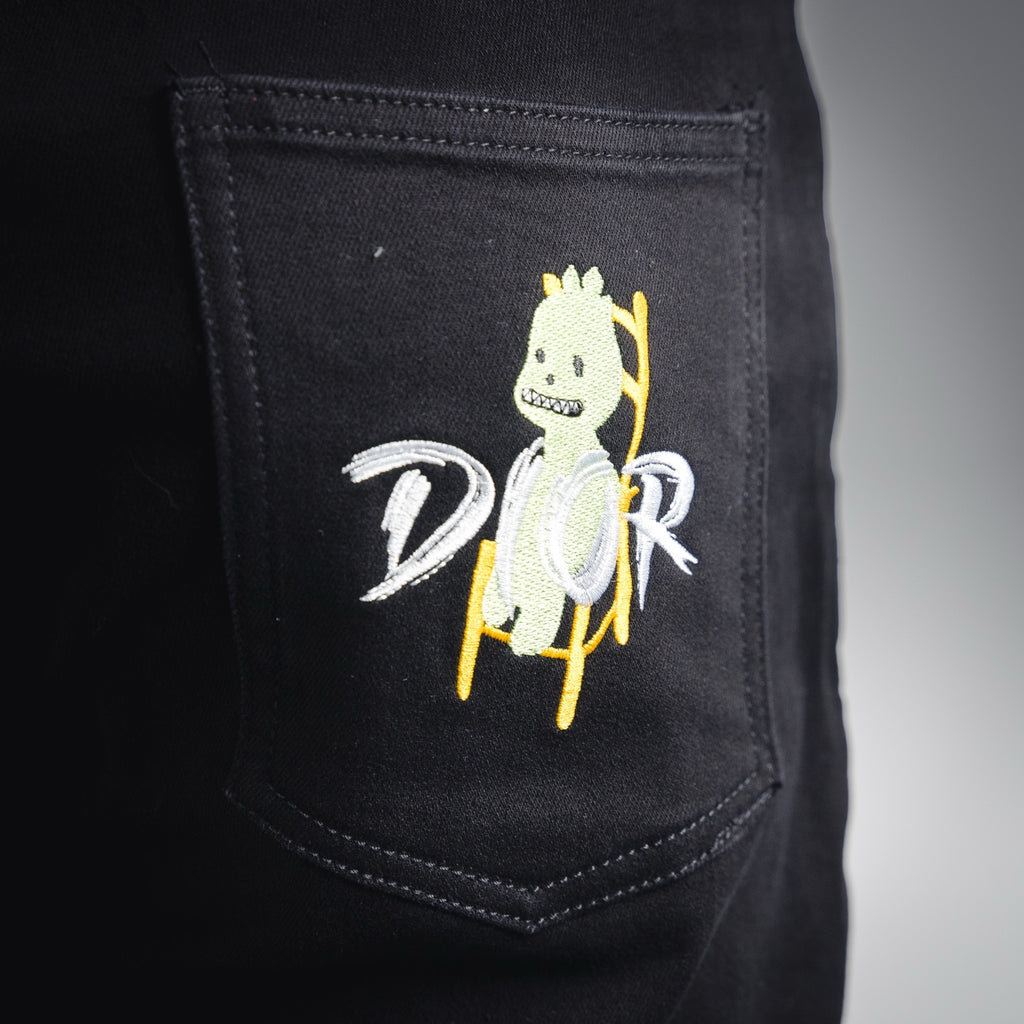 CD  25fw printed jeans