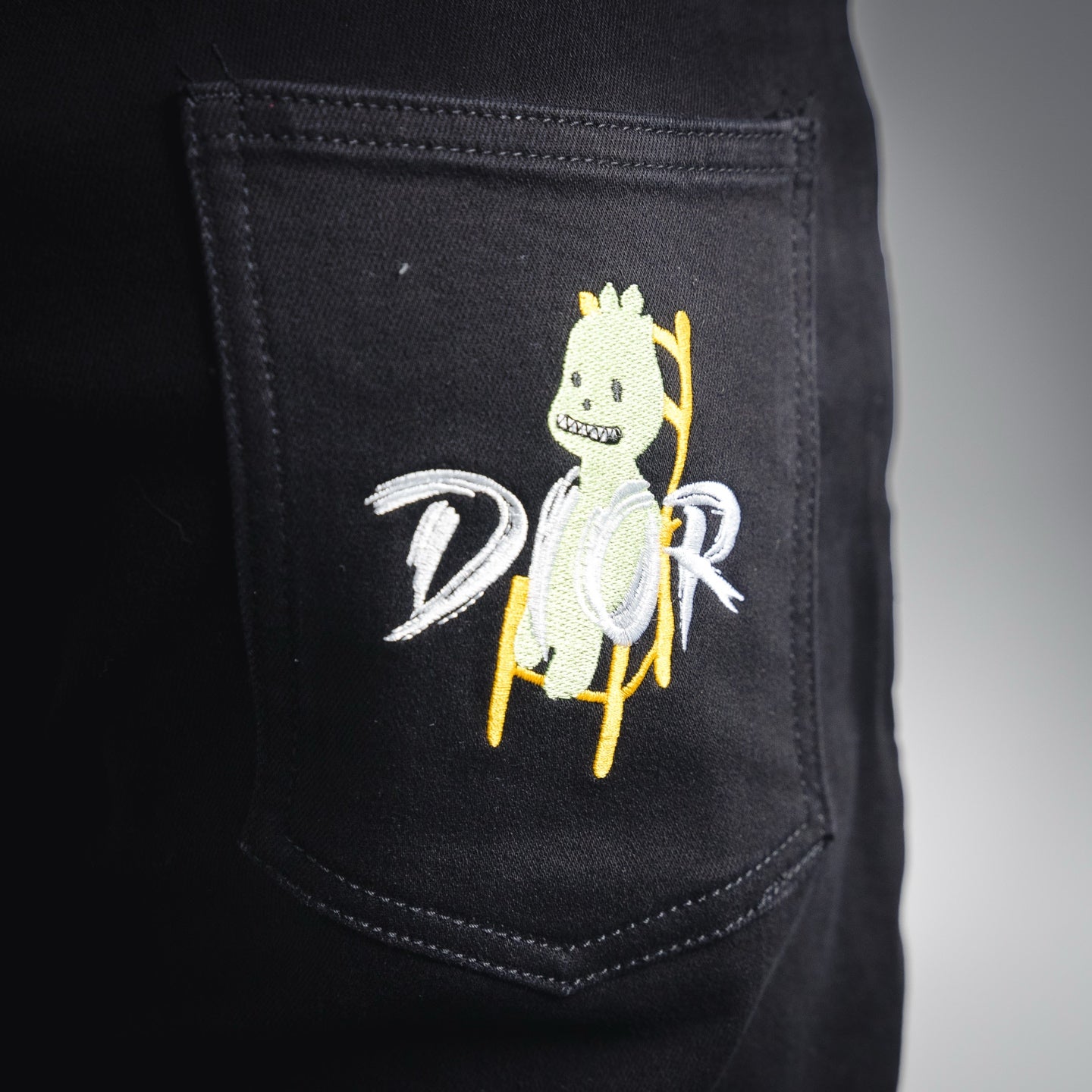 CD  25fw printed jeans